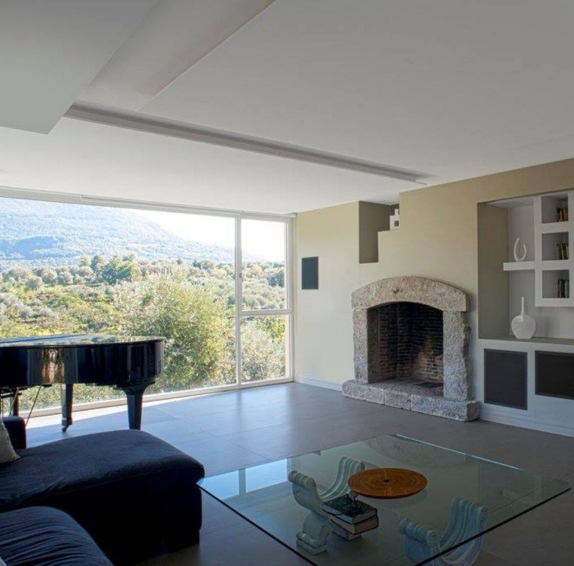 Residenza privata, Melizzano — Il soggiorno