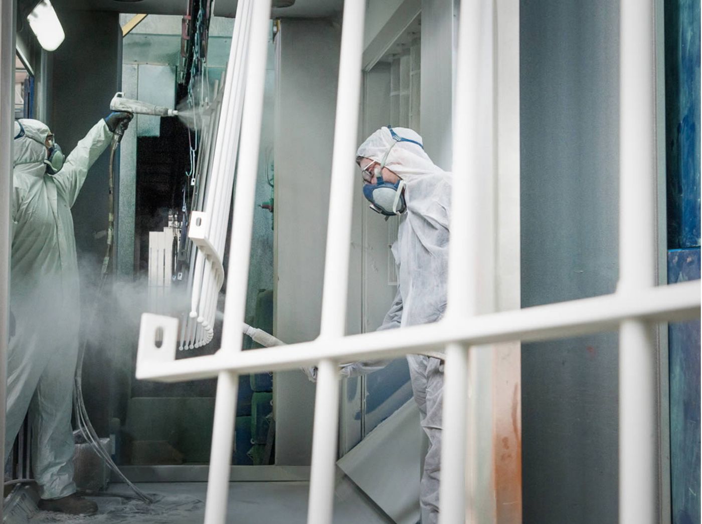 Reparto di verniciatura a polvere SerrBlind